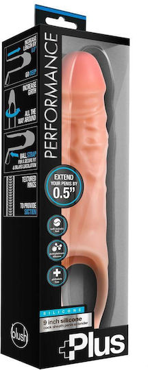 Blush Performance Plus 9 Inch Silicone Cock Sheath Penis Extender