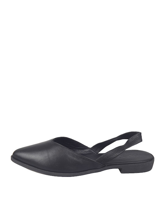 Bueno Shoes 21WS2304 Piele Pantofi balerini pentru femei Slingback in Negru Culori 21Ws2304