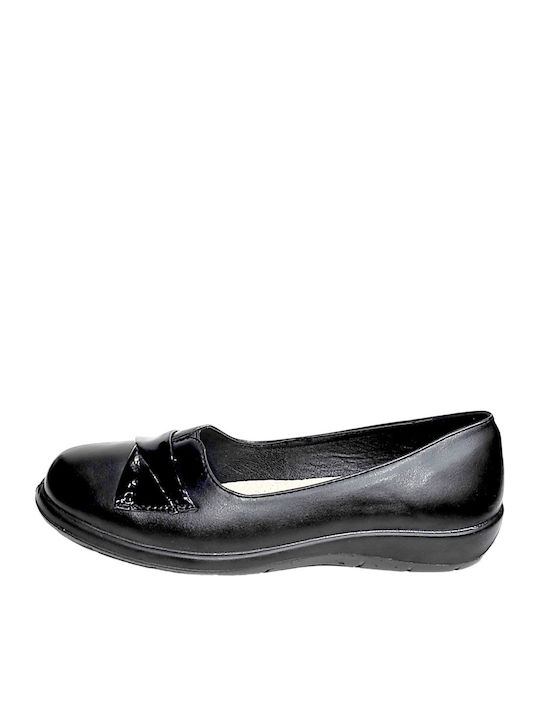 Anatomic Synthetic Leather Ballerinas 20312-2 Black
