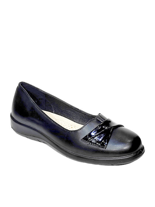 Anatomic Synthetic Leather Ballerinas 20312-2 Black