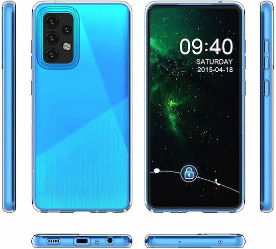 Hurtel Back Cover Σιλικόνης 0.5mm Διάφανο (Galaxy A02s)