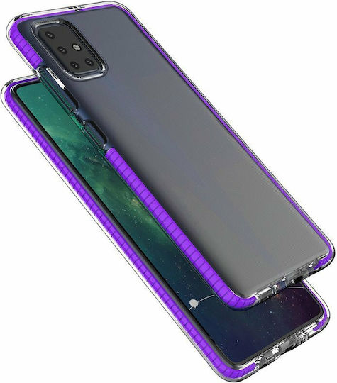 Hurtel Spring Case Back Cover Σιλικόνης 1mm Κίτρινο (Redmi Note 9)