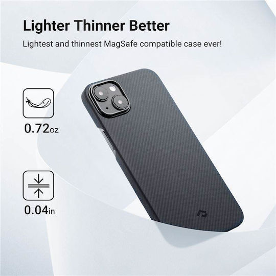Pitaka MagEZ 3 1500D Back Cover Aramid Fiber 1.05mm Μαύρο (iPhone 14 Plus)