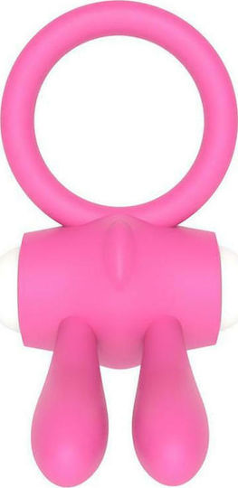 Lovetoy My First Power Clit Cockring Rabbit Vibrant Inel Cock Pink LV1422
