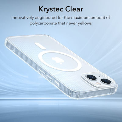 ESR Krystec Halolock Magsafe Coperta din spate Silicon Transparent (iPhone 14 Plus)