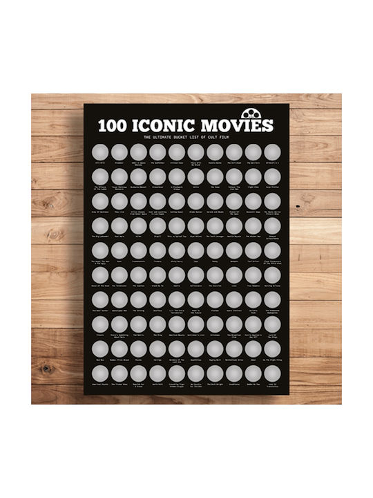 Out of the Blue Poster 100 Iconic Movies You Must See In Your Life Scratch 100 Movies You Must See 09029-3111 42x60cm