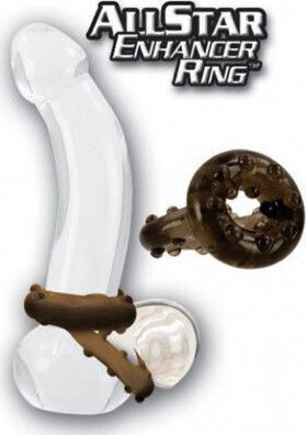 Calexotics All Star Enhancer Ring Cock Ring Schwanz Schwarz