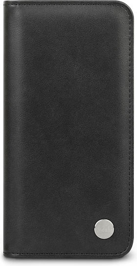Moshi Overture Wallet Δερματίνης Jet Black (iPhone 13 Pro)