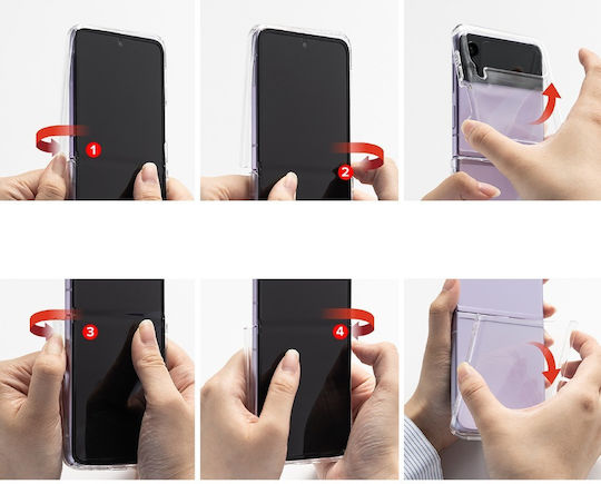 Ringke Slim Hinge Back Cover Πλαστικό Διάφανο (Galaxy Z Flip4)
