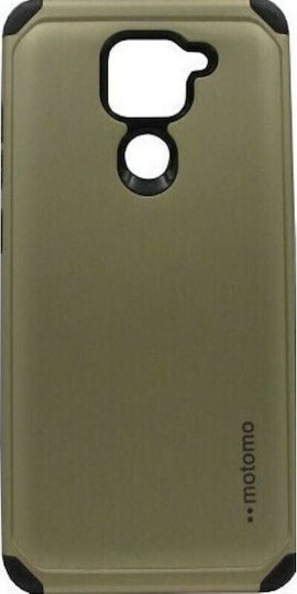 Motomo Tough Armor Back Cover Πλαστικό / Σιλικόνης Χρυσό (Redmi Note 9)