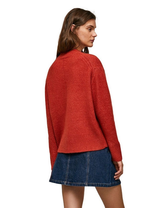 Pepe Jeans Blakely Damen Langarm Pullover Brick