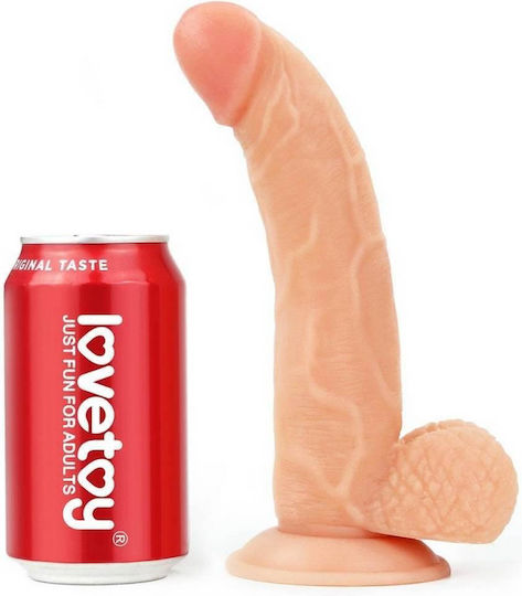 Lovetoy Easy Strapon Set Harness με Dildo 21.5cm στο χρώμα του δέρματος