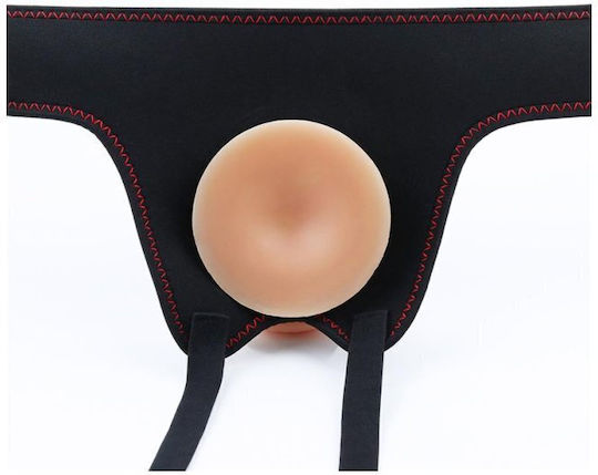 Lovetoy Ingen Easy Strapon Set Harnașament cu Dildo 19cm și Vibrație în culoarea Flesh