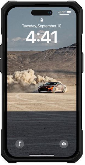 UAG Monarch Back Cover Πλαστικό 2mm Carbon Black (iPhone 14 Pro)