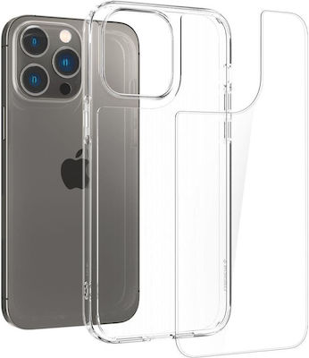 Spigen Quartz Hybrid Silicone Back Cover Crystal Clear (iPhone 14 Pro)