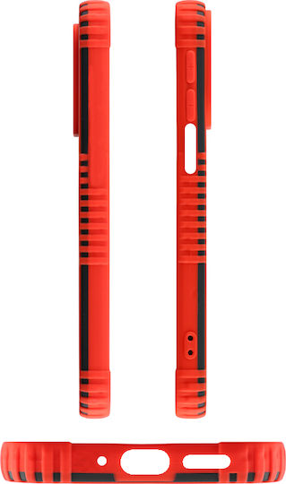 Lime Armadillo Camera Guard Back Cover Plastic Roșu (Redmi Note 11 / 11S 4G)