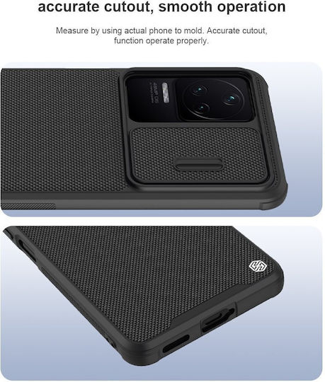 Nillkin Textured Pro Hard Back Cover Plastic Black (Poco F4 5G)