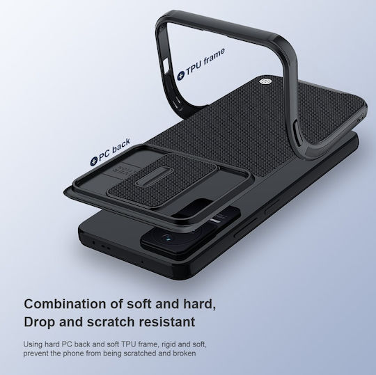 Nillkin Textured Pro Hard Back Cover Plastic Black (Poco F4 5G)