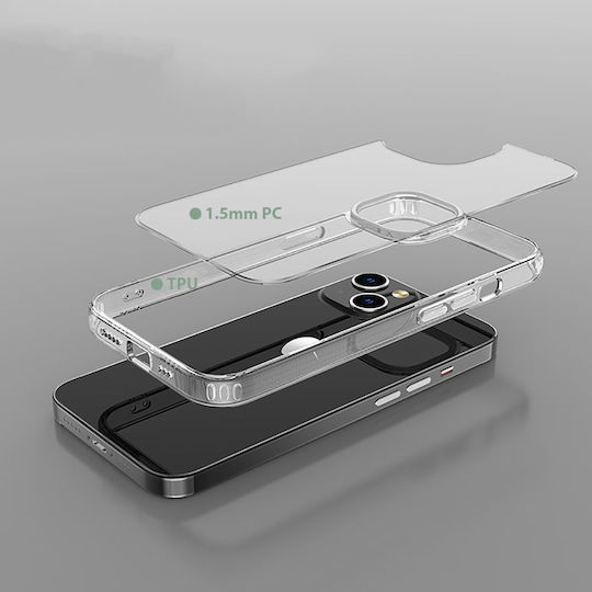 Tech-Protect Flexair Hybrid Back Cover Σιλικόνης 1.5mm Διάφανο (iPhone 13)