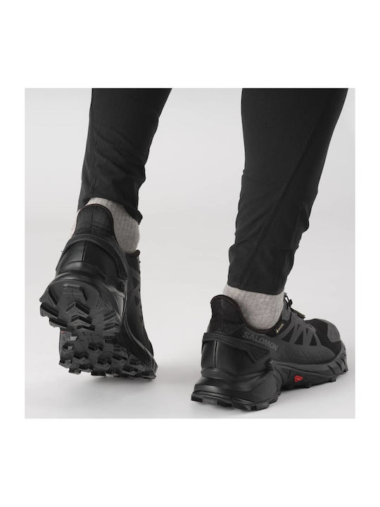 Supercross 4 GTX Sport Shoes Trail Running Black Waterproof with Gore-Tex Membrane