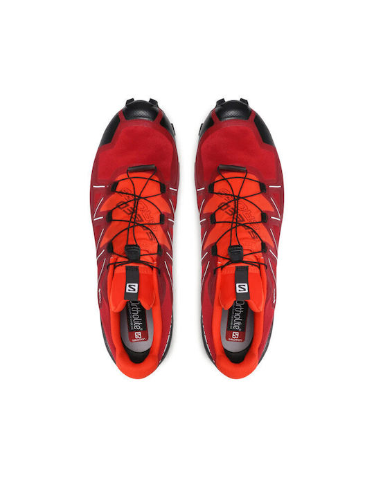 Speedcross 5 GTX Sport Shoes Trail Running Waterproof with Gore-Tex Membrane Biking Red / White / Black
