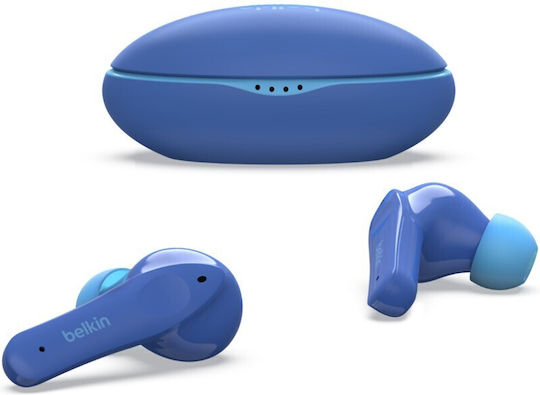 Belkin Soundform Nano In-ear Bluetooth Handsfree Earphones with Sweat Resistance and Charging Case Blue