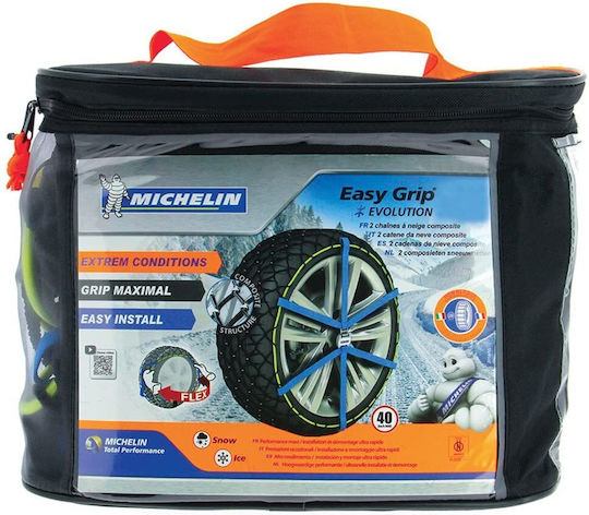 Michelin Easy Grip Evo 11 Anti-slip Snow Socks Passenger Car 2pcs