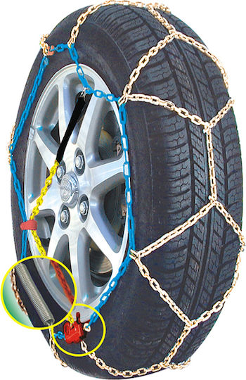 Guard Nο 65 Αντιολισθητικές Αλυσίδες Πάχους 9mm Επιβατικού Αυτοκινήτου 2τμχ