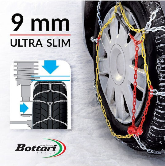 Goodyear No 45 Αντιολισθητικές Αλυσίδες Πάχους 9mm Επιβατικού Αυτοκινήτου 2τμχ