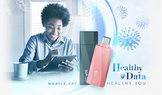 Silicon Power Mobile C07 32GB USB 3.2 Stick με σύνδεση USB-C Μπλε