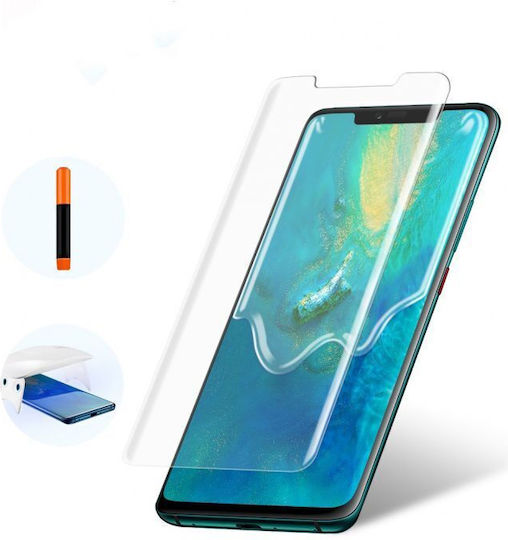 T-Max No Lamp 3D UV Liquid Full Glue Full Face Tempered Glass (Huawei P50 Pro)