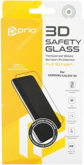 Prio 3D Full Face Tempered Glass Black (Galaxy S9)