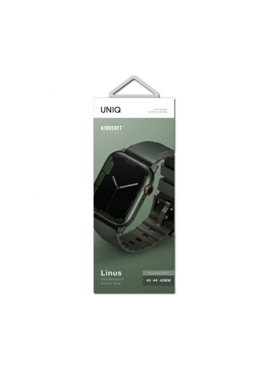 Uniq Premium Armband Silikon Grün (Apple Watch 44/45/46mm/Ultra 49mm) UNIQ-45MM-LINUSGRN
