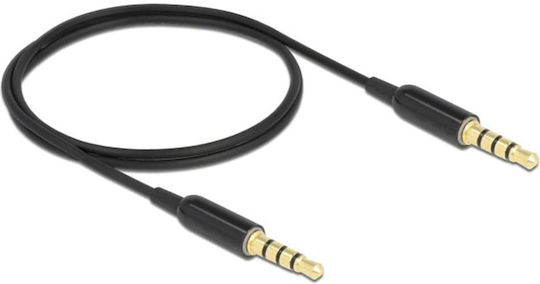 Goobay 3.5mm Jack Cable TRRS 3.5mm Male - 3.5mm Male Black 3m With Gold Plated Terminals 63832