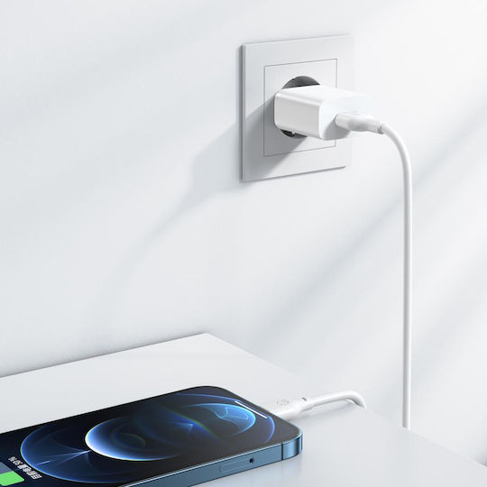 XO Φορτιστής Χωρίς Καλώδιο με Θύρα USB-A Λευκός (L99)