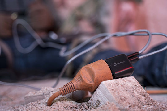 Tactical Φορτιστής Χωρίς Καλώδιο με Θύρα USB-A και Θύρα USB-C 20W Power Delivery / Quick Charge 3.0 Μαύρος (Base Plug Dual)