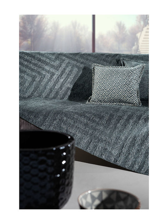 Guy Laroche Three-Seater Sofa Throw Aberon 180x300cm Petrol