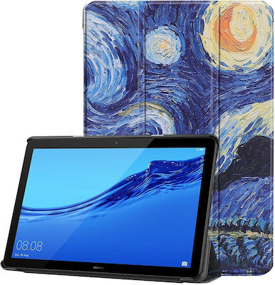 Magnetic 3-fold Flip Cover Synthetic Leather Multicolour (MediaPad T5 10)