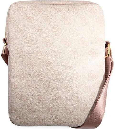 Guess 4G Big Metal Logo Tablet Bag Flip Cover Ροζ (Universal 10")