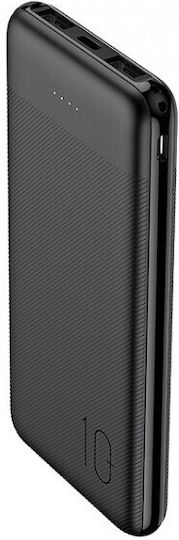 Veger A11S Power Bank 10000mAh 20W με 2 Θύρες USB-A και Θύρα USB-C Power Delivery / Quick Charge 3.0 Μαύρο