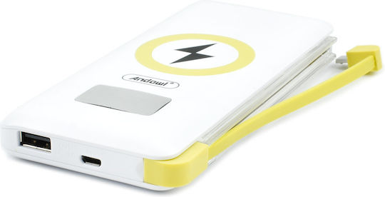 Andowl Qcd0815 Power Bank 15000mAh 18W with USB-C Port White