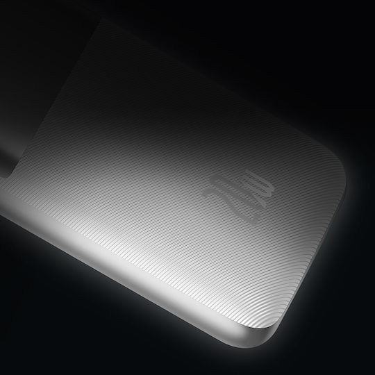 Baseus Bipow Pro Power Bank 10000mAh 20W με 2 Θύρες USB-A και Θύρα USB-C Λευκό