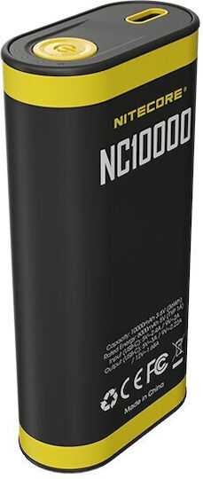 NiteCore NC10000 Power Bank 10000mAh 20W με Θύρα USB-C Power Delivery Μαύρο