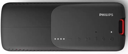 Philips TAS4807B Waterproof Bluetooth Speaker 10W with Battery Life up to 12 hours Black