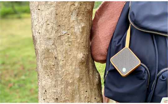 Gingko MI Square Pocket Bluetooth високоговорител 3W с живот на батерията до 6 часа Бежов