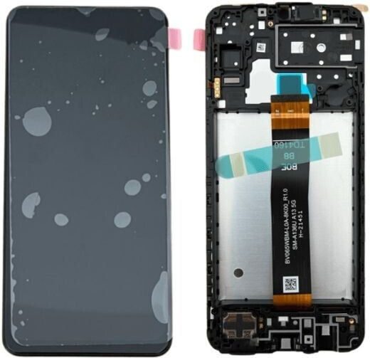 Samsung Screen with Touch Mechanism and Frame for Samsung Galaxy A13 5G (Black)