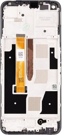 Οθόνη mit Touch-Mechanismus und Rahmen für Realme 9 Pro (Schwarz)