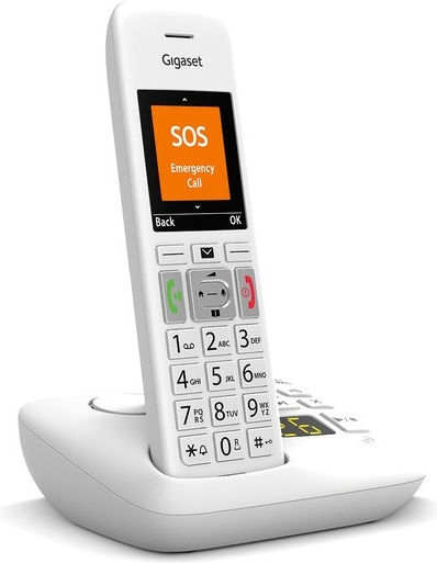 Gigaset E390A Cordless Phone White