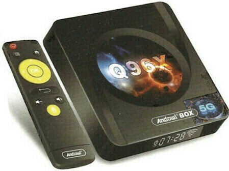 Andowl TV Box Q96X Q96X 4K UHD με WiFi 4GB RAM και 64GB Αποθηκευτικό Χώρο με Λειτουργικό Android 10.0
