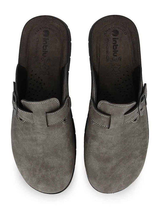 Inblu Men's Slipper Gray